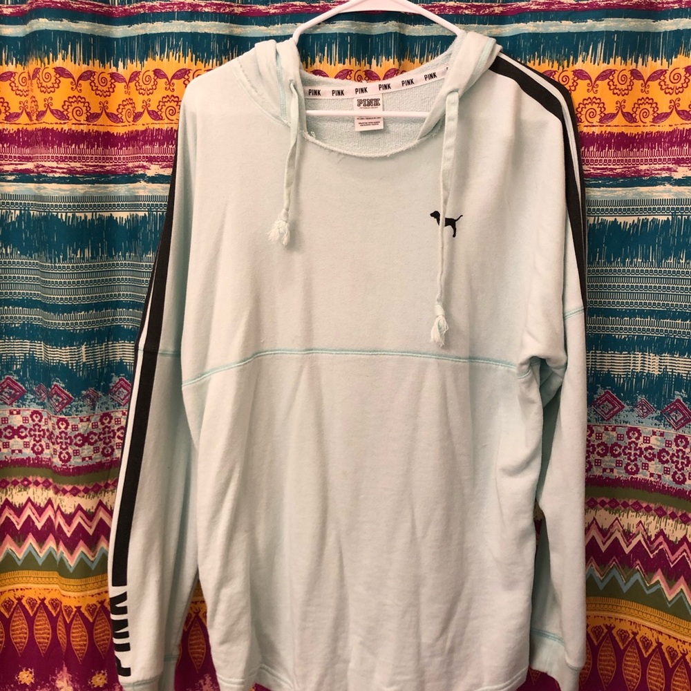 Blue Victoria’s Secret Pink hoodie size Medium